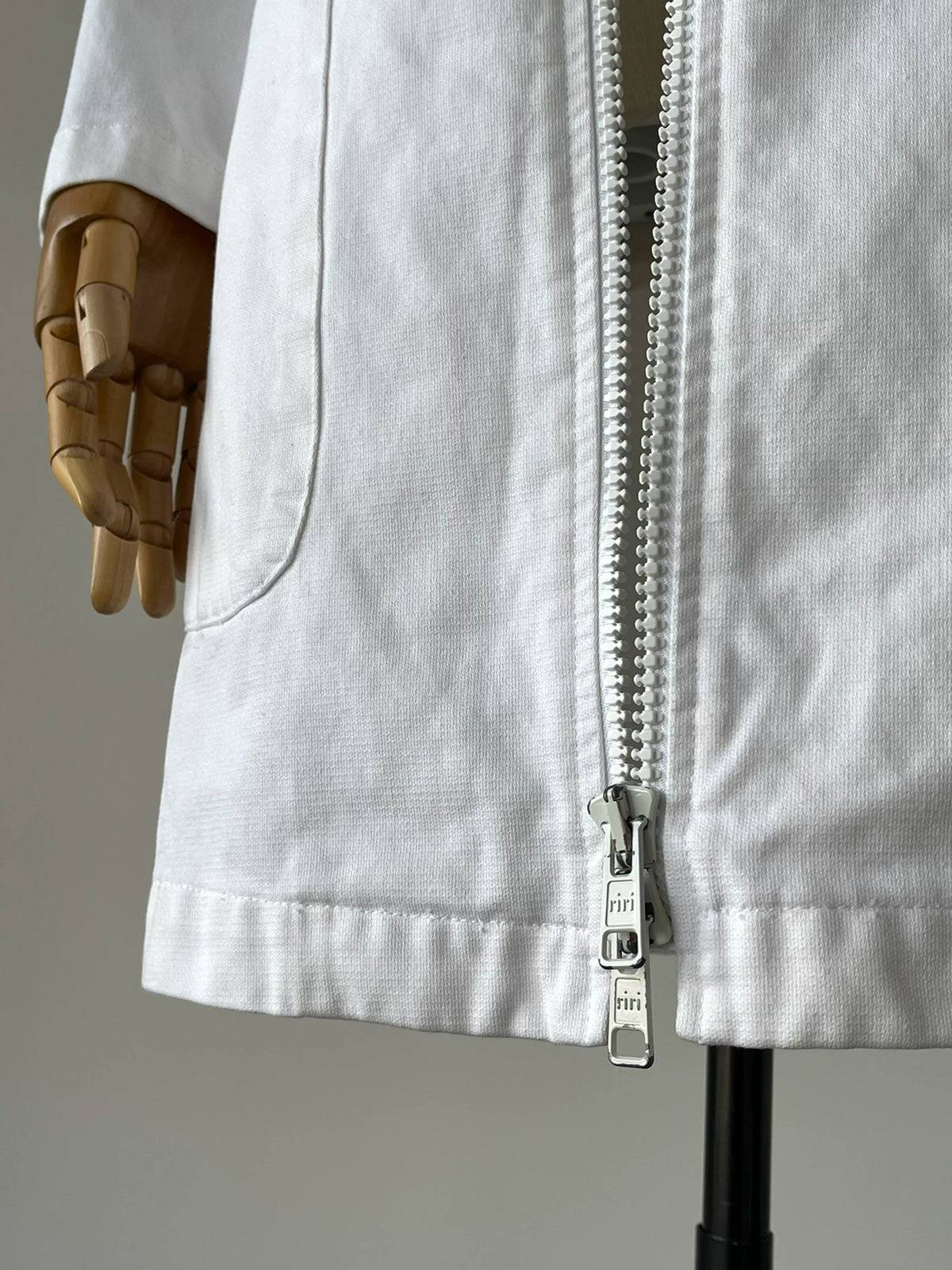 Maison Martin Margiela 1990s White Denim Jacket