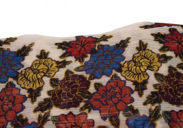 Issey Miyake Vintage Floral Pleated Top