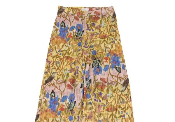 Issey Miyake Vintage Yellow Bow Dinosaur Pleated Pants