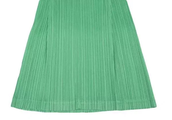 Issey Miyake Vintage Green Pleated Dress