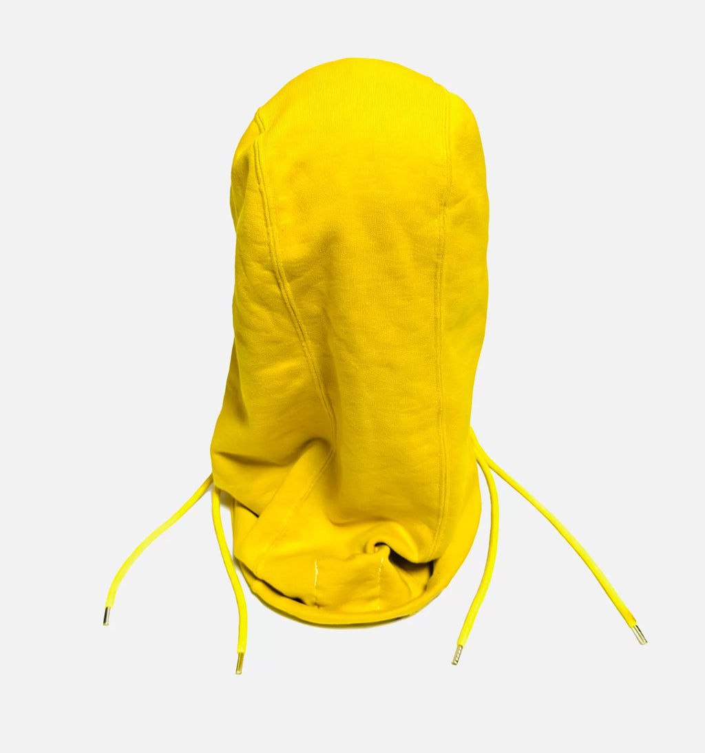 Takahiromiyashitathesoloist. Balaclava Yellow Cotton Balaclava