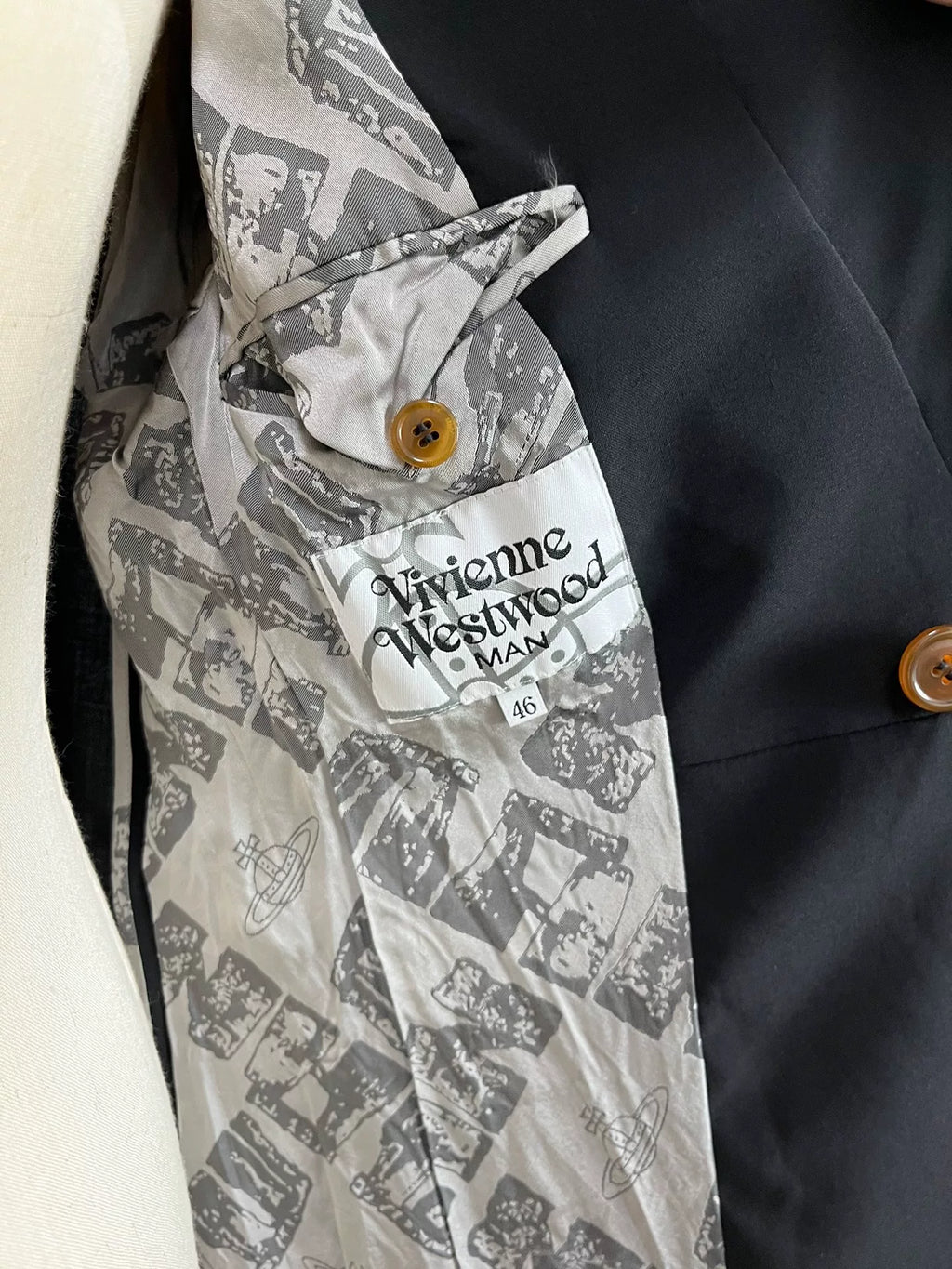 Vivienne Westwood Man "Empress" Asymmetric Lapel Blazer