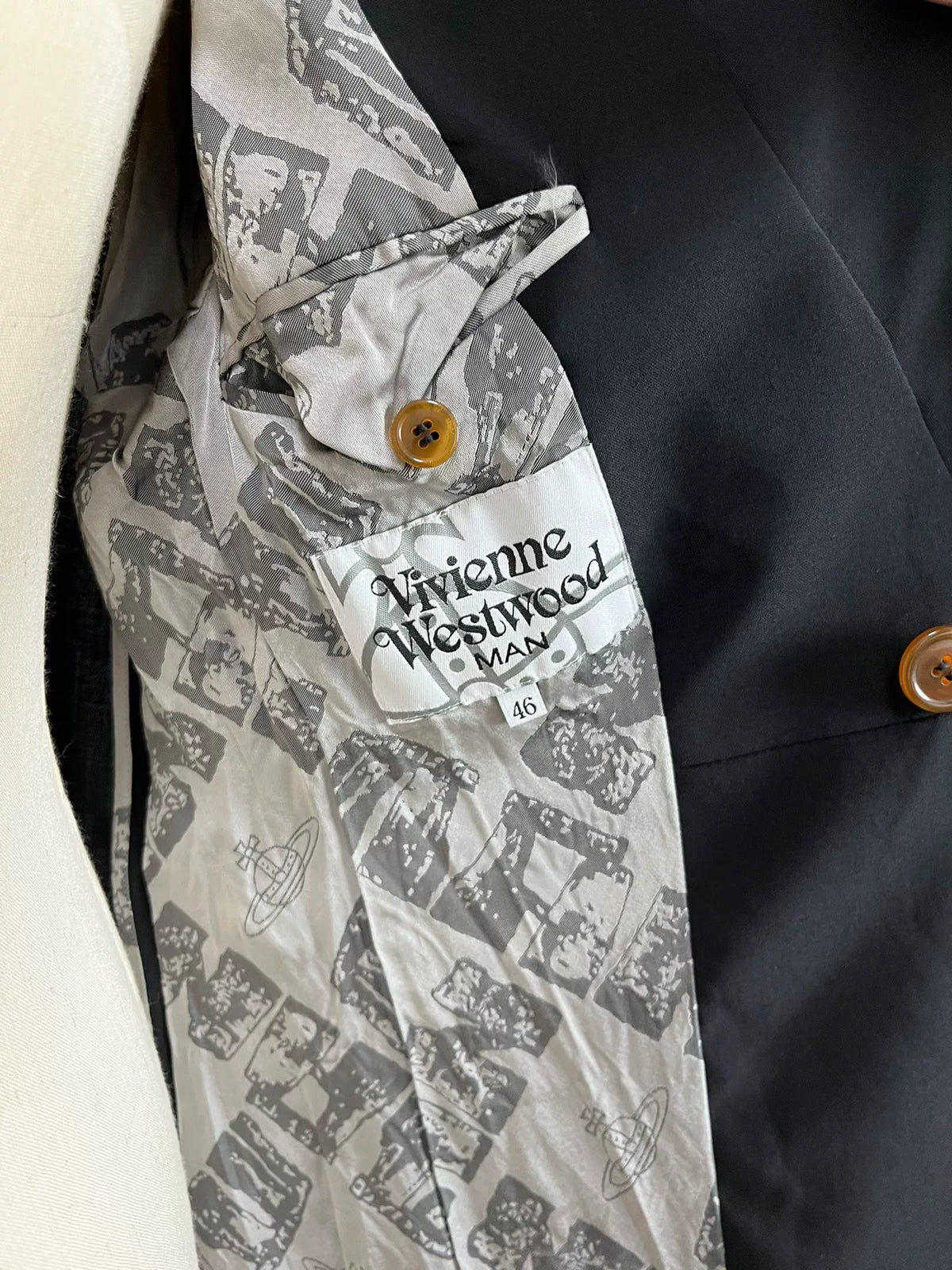 Vivienne Westwood Man "Empress" Asymmetric Lapel Blazer