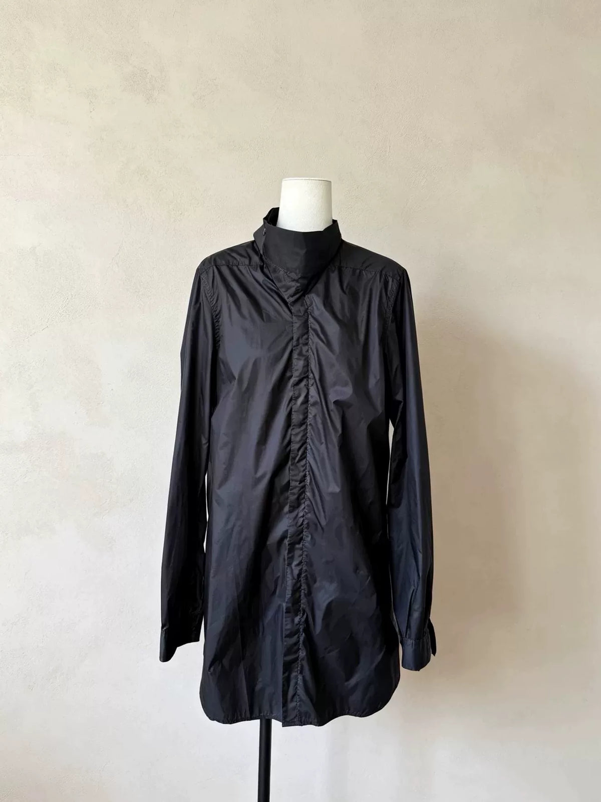 Rick Owens 18fw Nylon Standing Collar Jacket