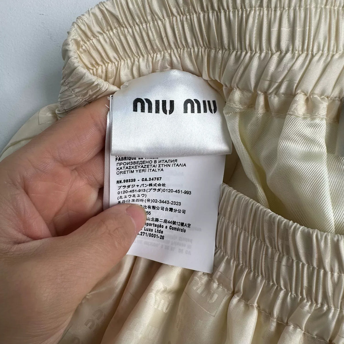 Miu Miu Mini Skirt