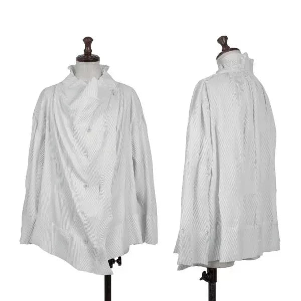 Issey Miyake Vintage White Main Line Pleated Top