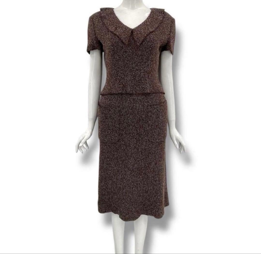 Chanel AW97 Tweed Knit Suit