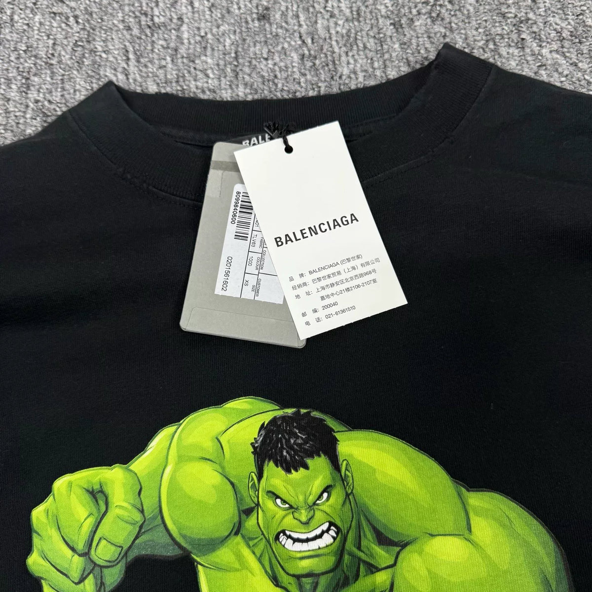 Balenciaga Hulk two-piece long-sleeve top
