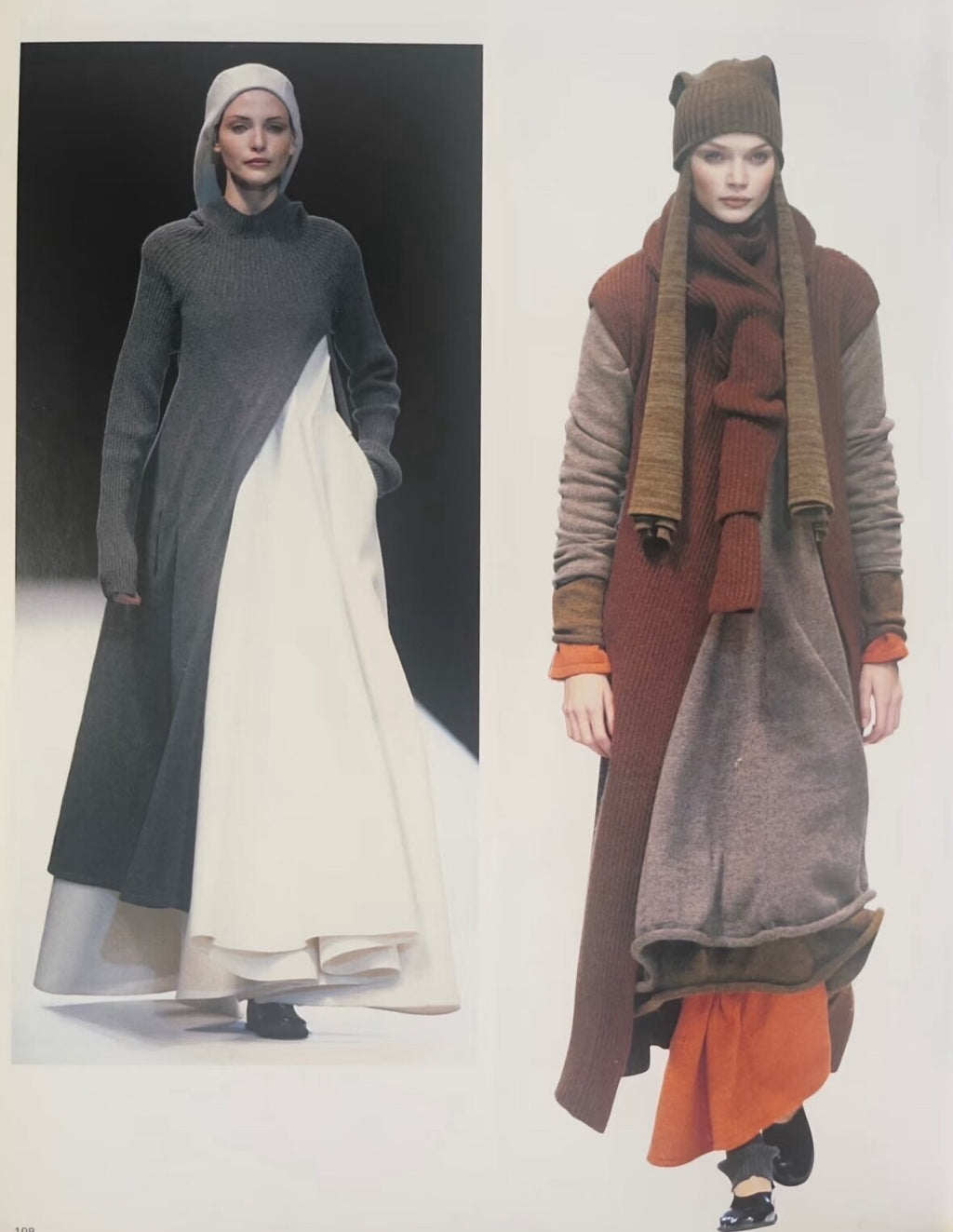 Yohji Yamamoto runway piece from the 1996 evening wear era beanie