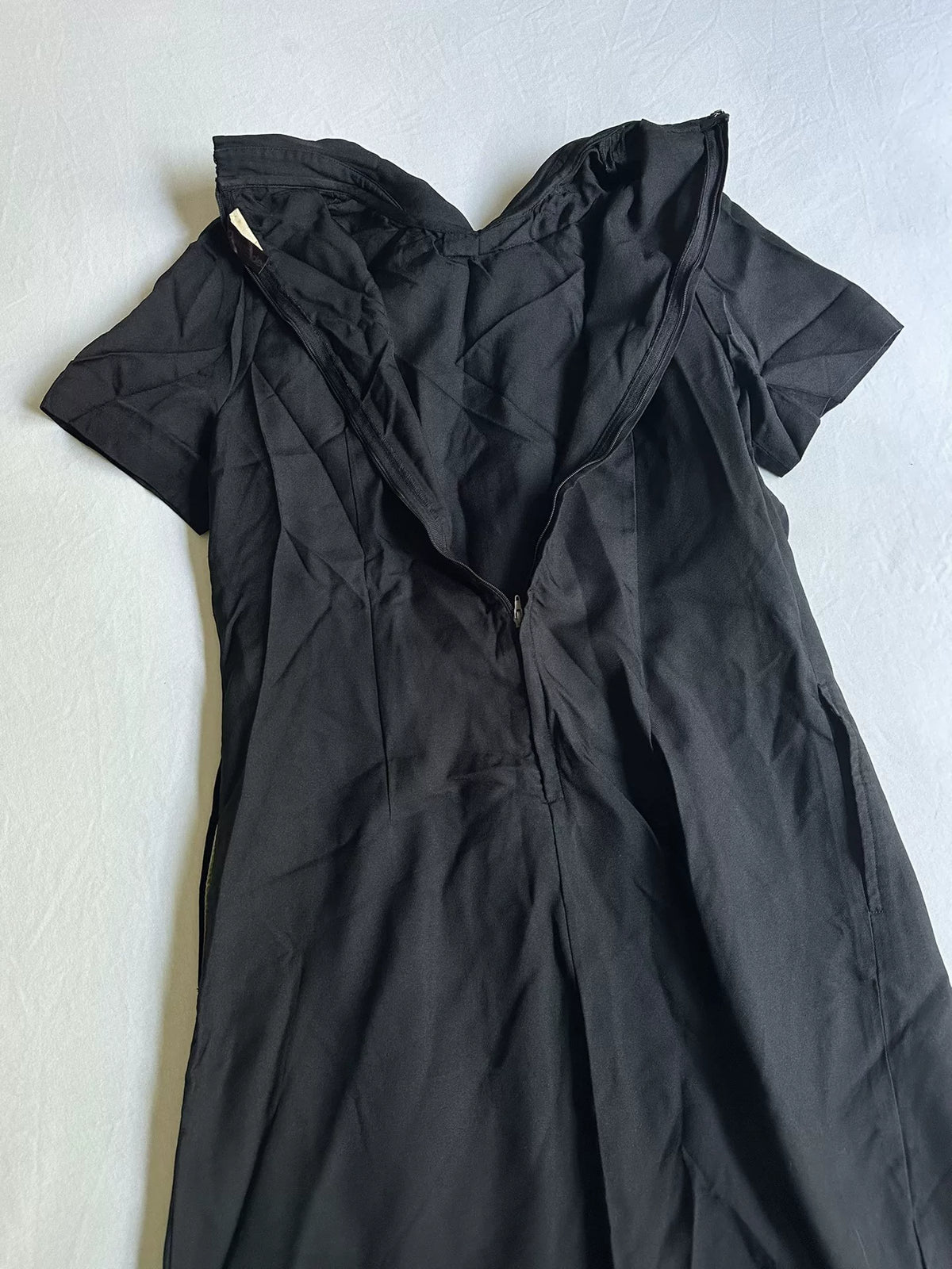Comme Des Garcons mainline torn rose dress