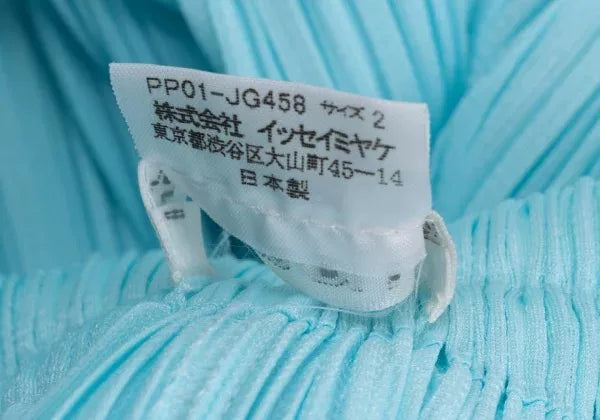 Issey Miyake Vintage Blue Pleated Skirt