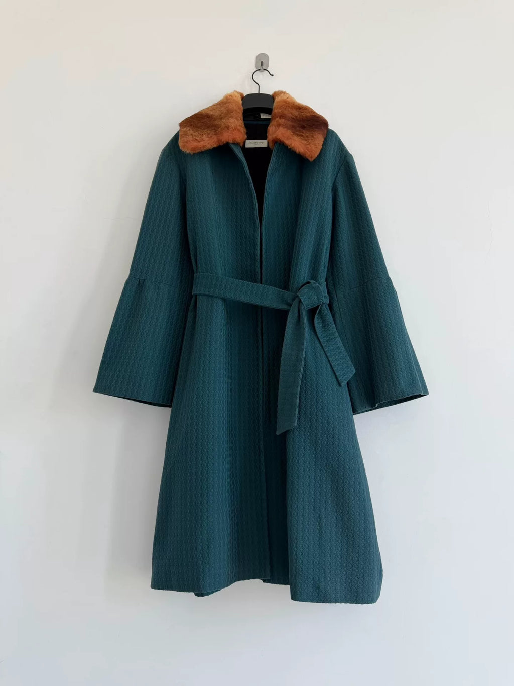 Dries van Noten Blue Runway Coat