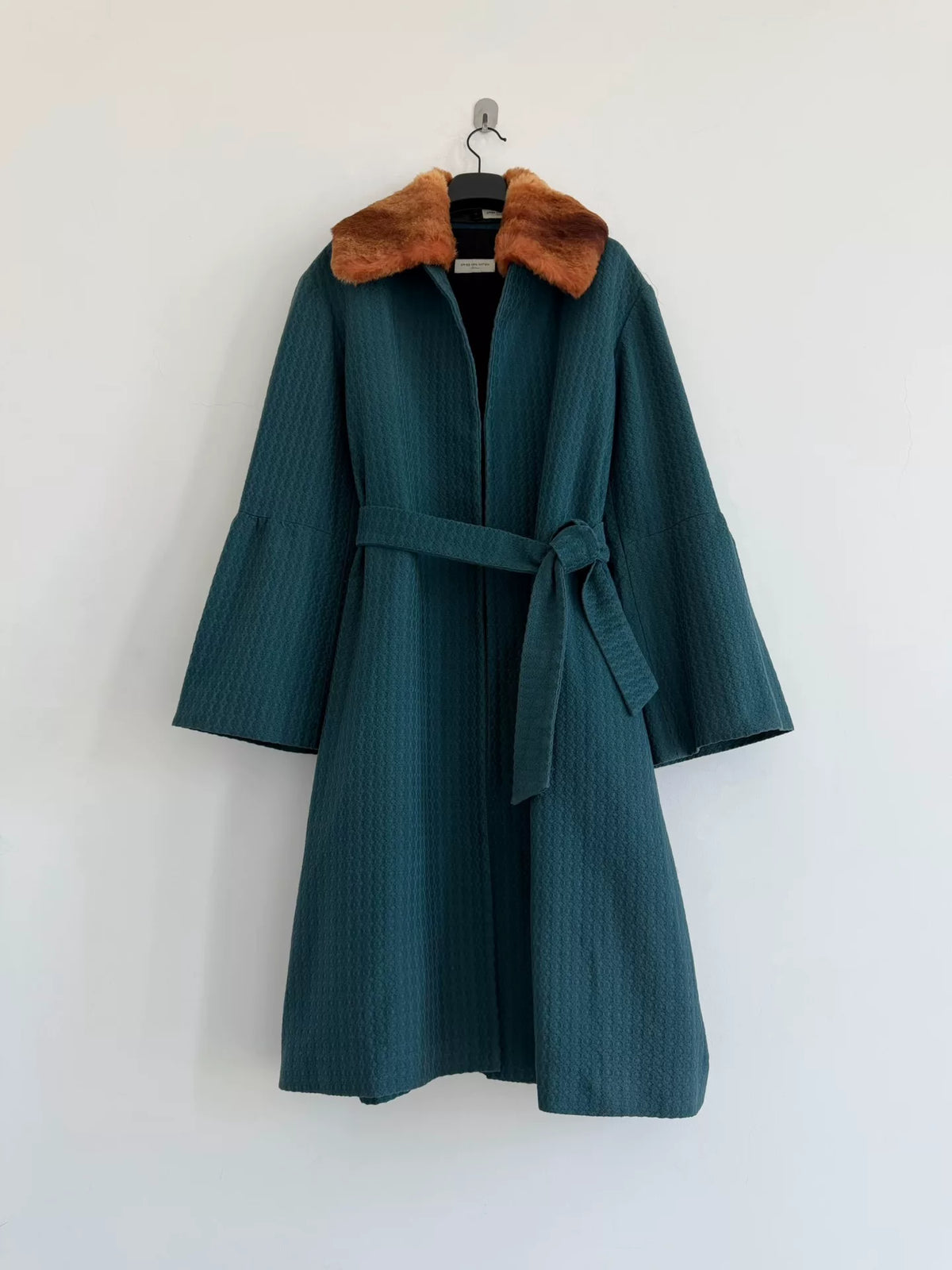 Dries van Noten Blue Runway Coat