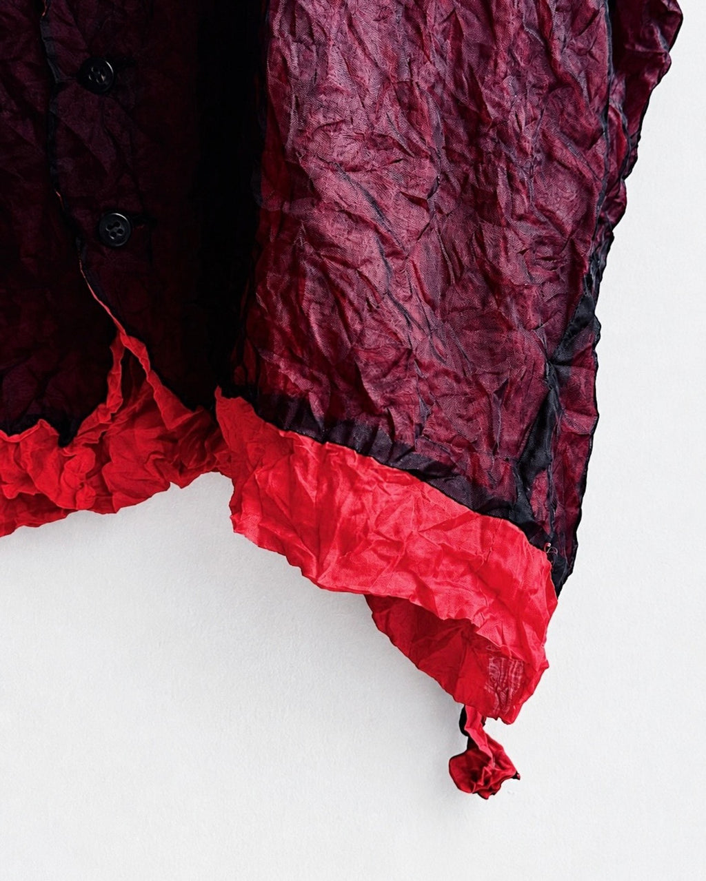 Issey Miyake Double-Layer Pleated Vest