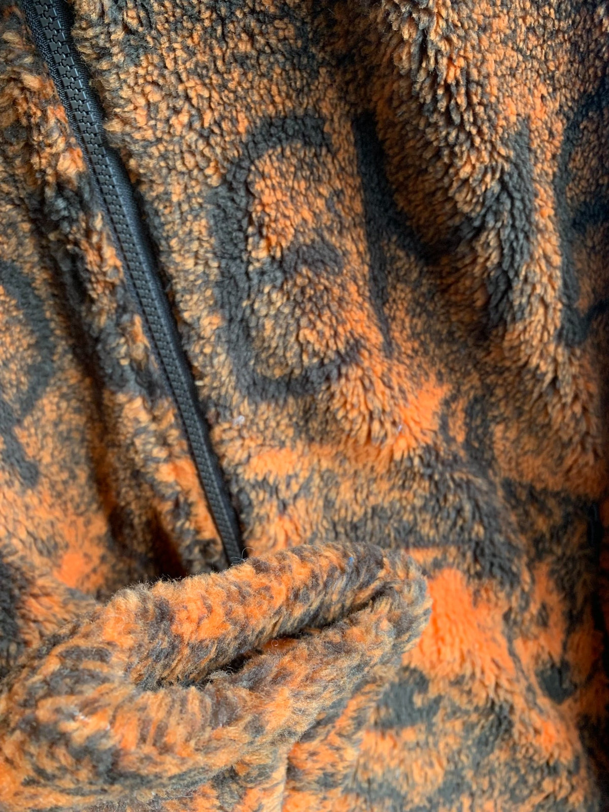 Supreme SS19 Orange Wolf Fleece Jacket