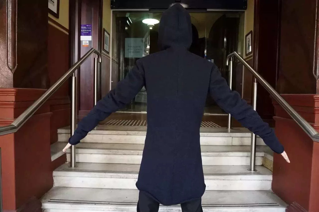 M.A+ Deep Blue Classic Cross Cut Wool Pilot Jacket