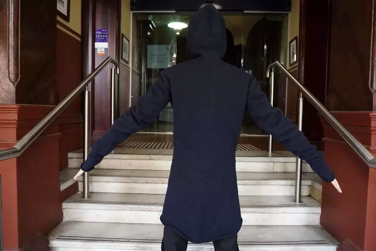 M.A+ Deep Blue Classic Cross Cut Wool Pilot Jacket