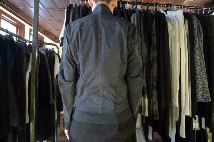 Devoa SS14 3M II Black Linen Jacket