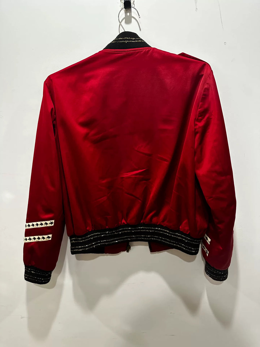 Saint Laurent Red Court Silk Jacket