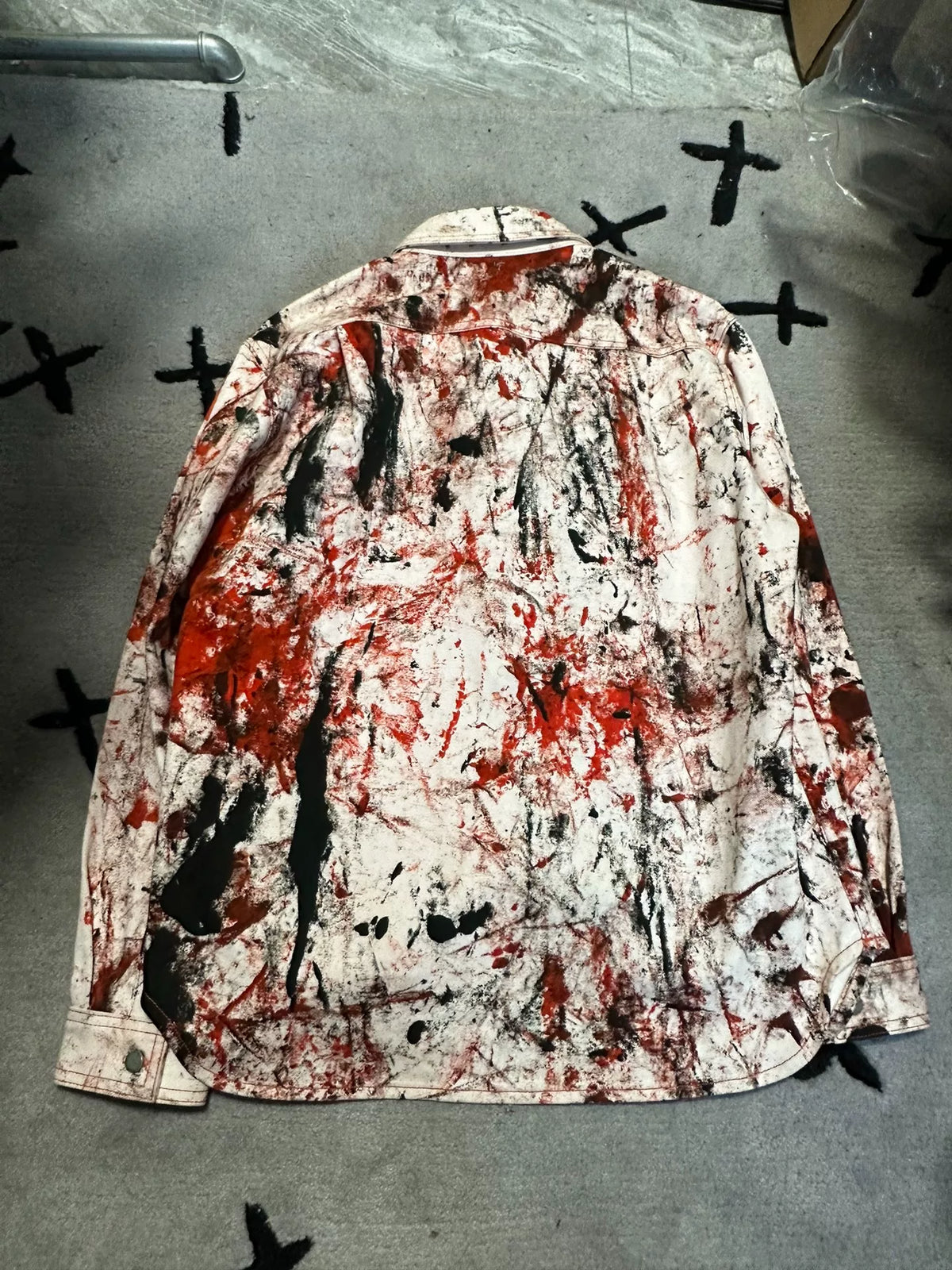 Raf Simons SS19 LA CA Paint Splatter Soto Shirt