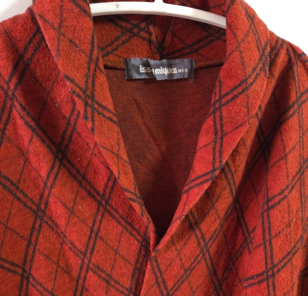 Issey Miyake 1980s Plaid Flannel Suit