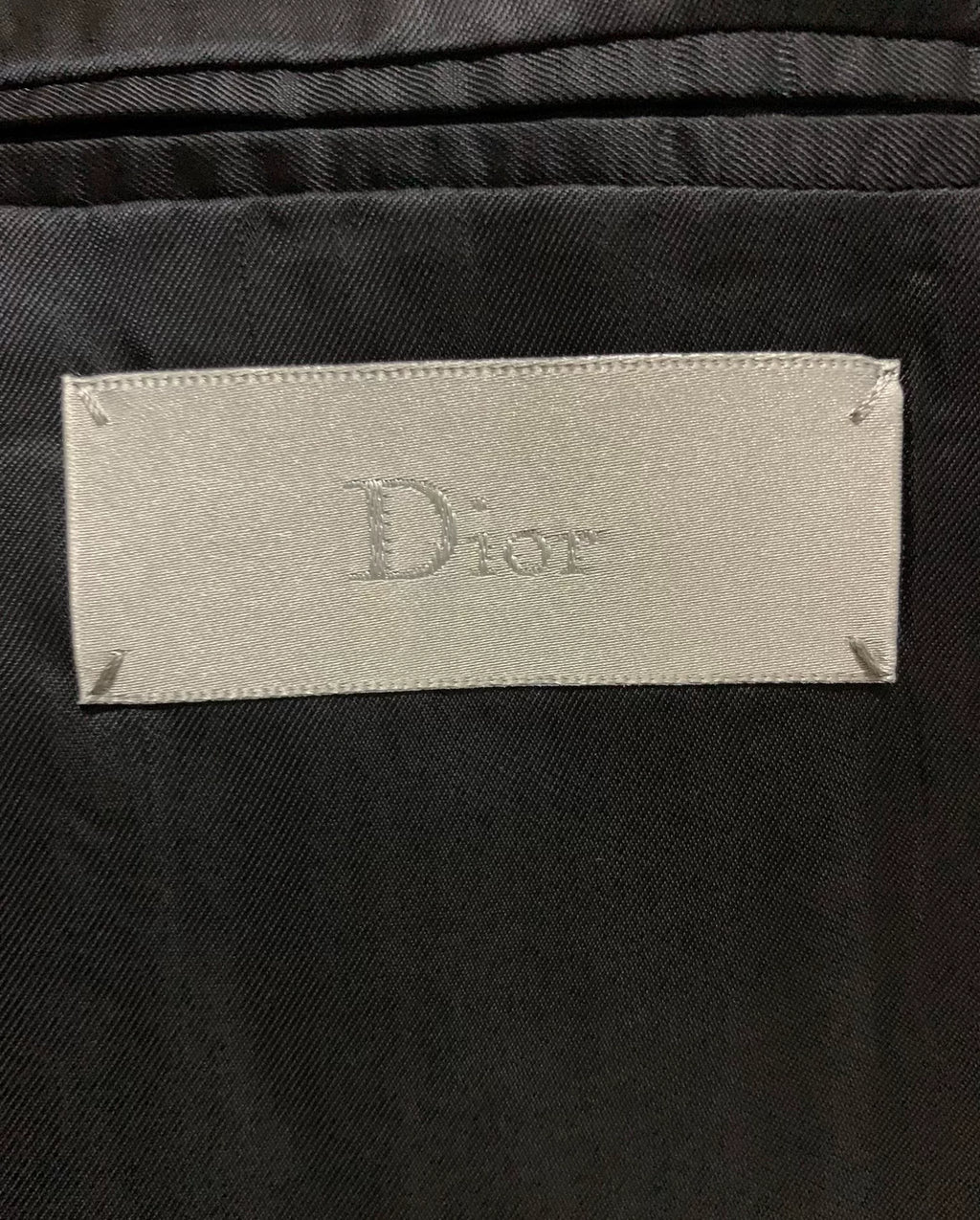 Dior Homme 13FW Runway Black Zip Wool Suit