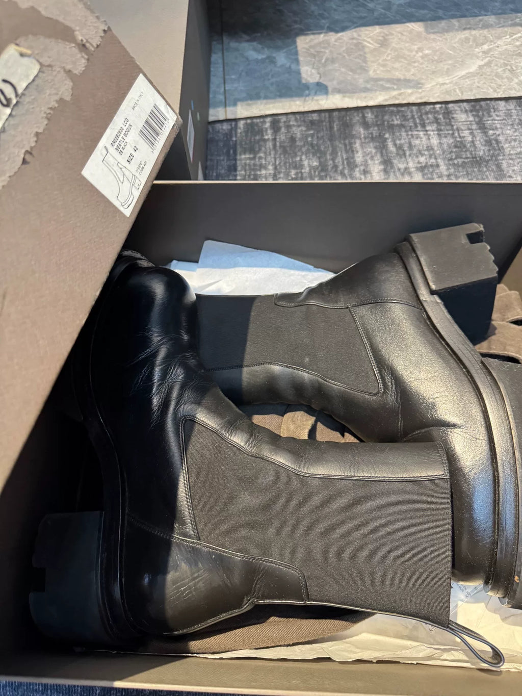 Rick Owens Beatle Ballast Bogun Boots