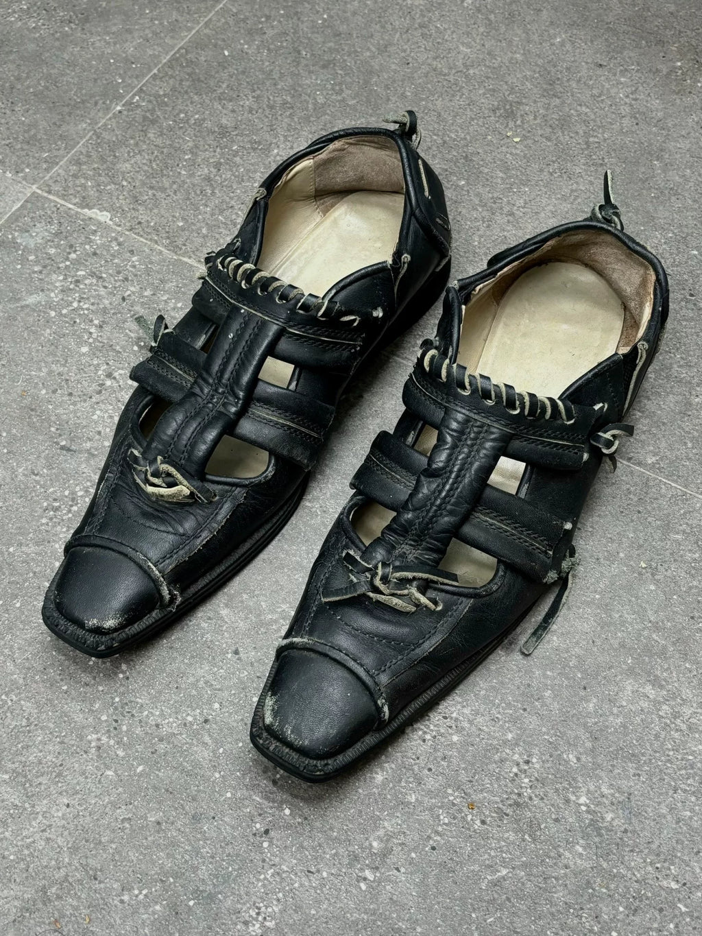 Comme Des Garcons | S/S05 Rope Knot Leather Shoes
