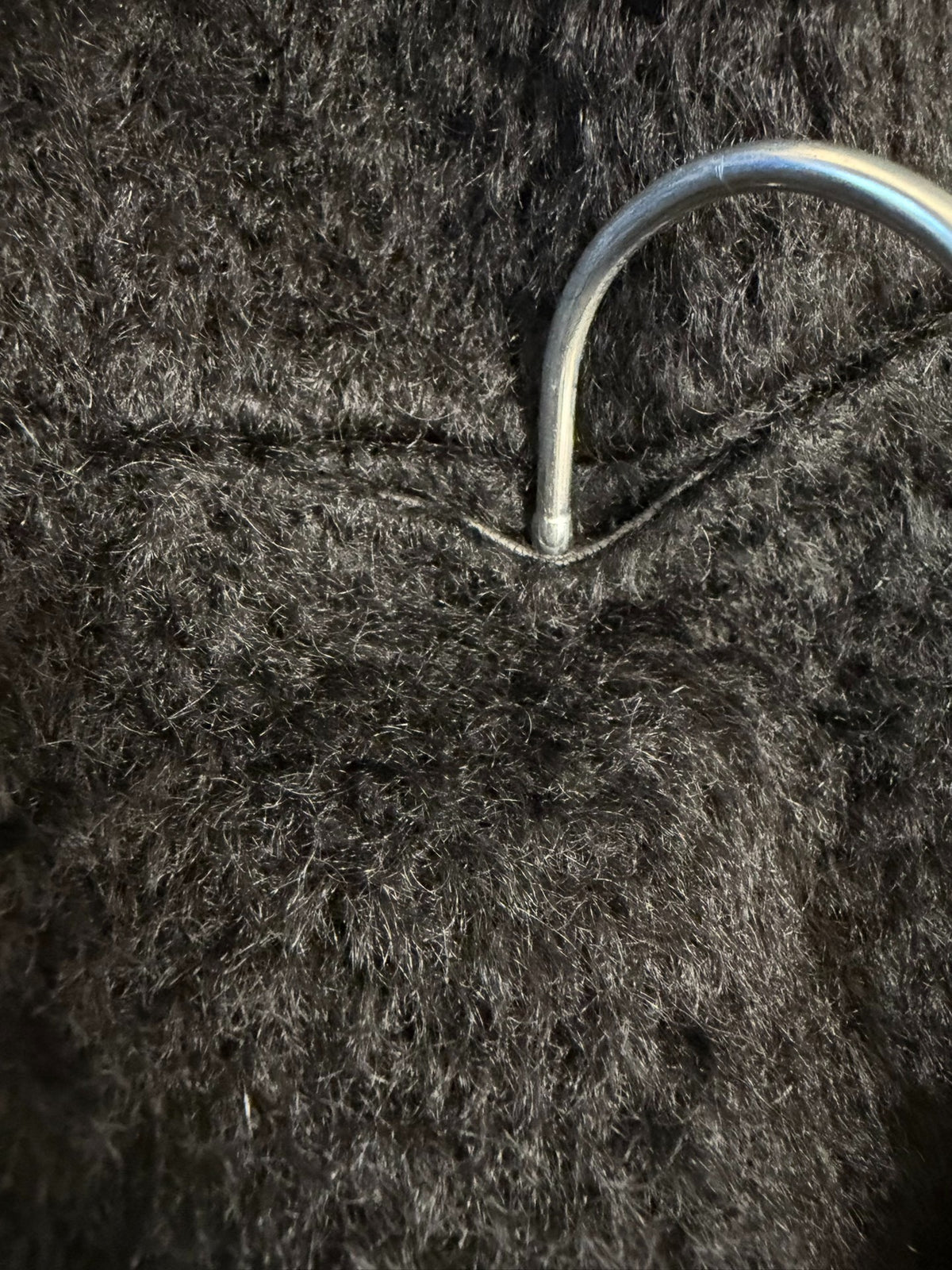 Saint Laurent FW18 Black Gold Button Double-Breasted Wool Coat