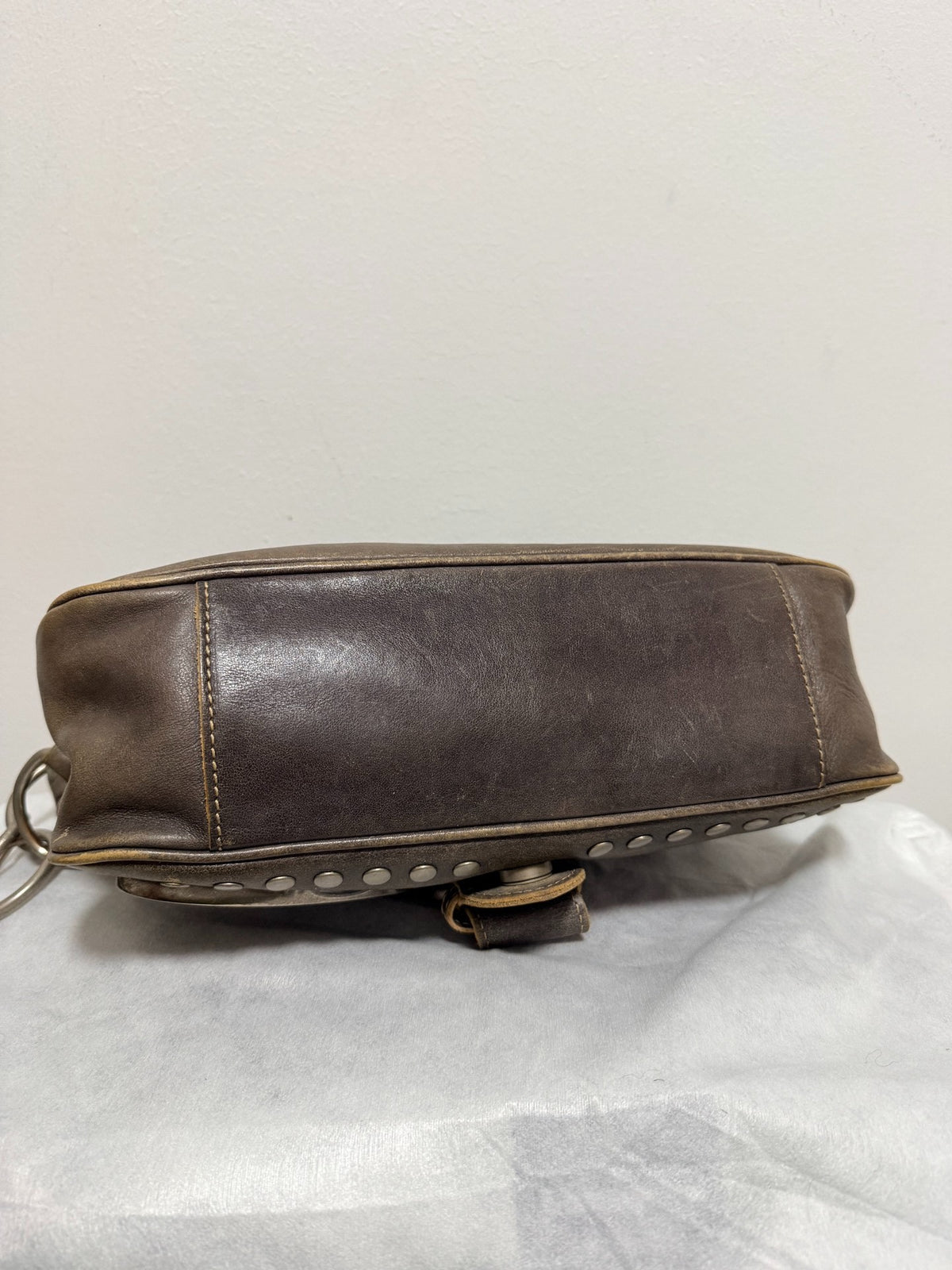 Vivienne Westwood "Queen Mother" Biker Rivet Bag