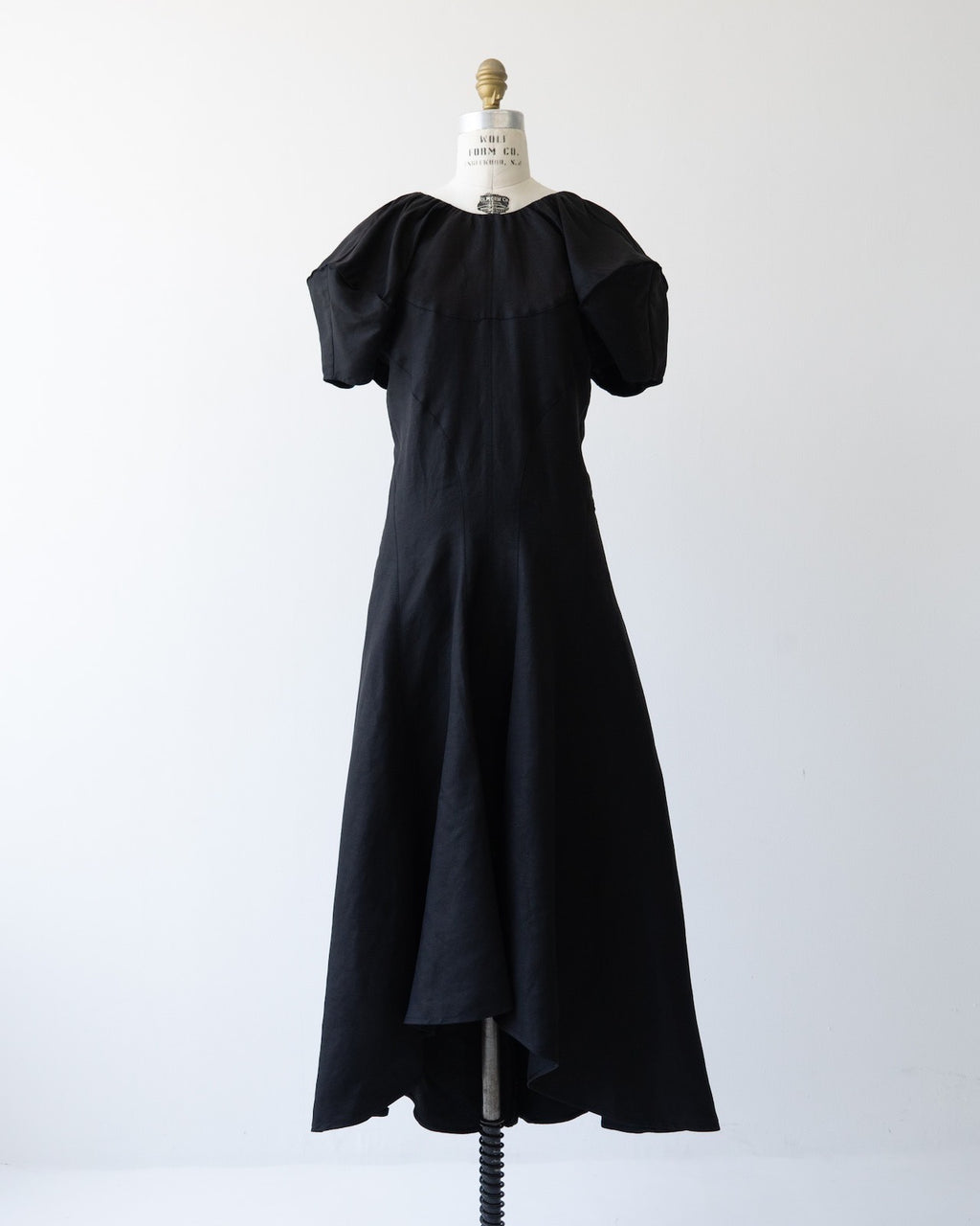 Celine Black Linen Dress