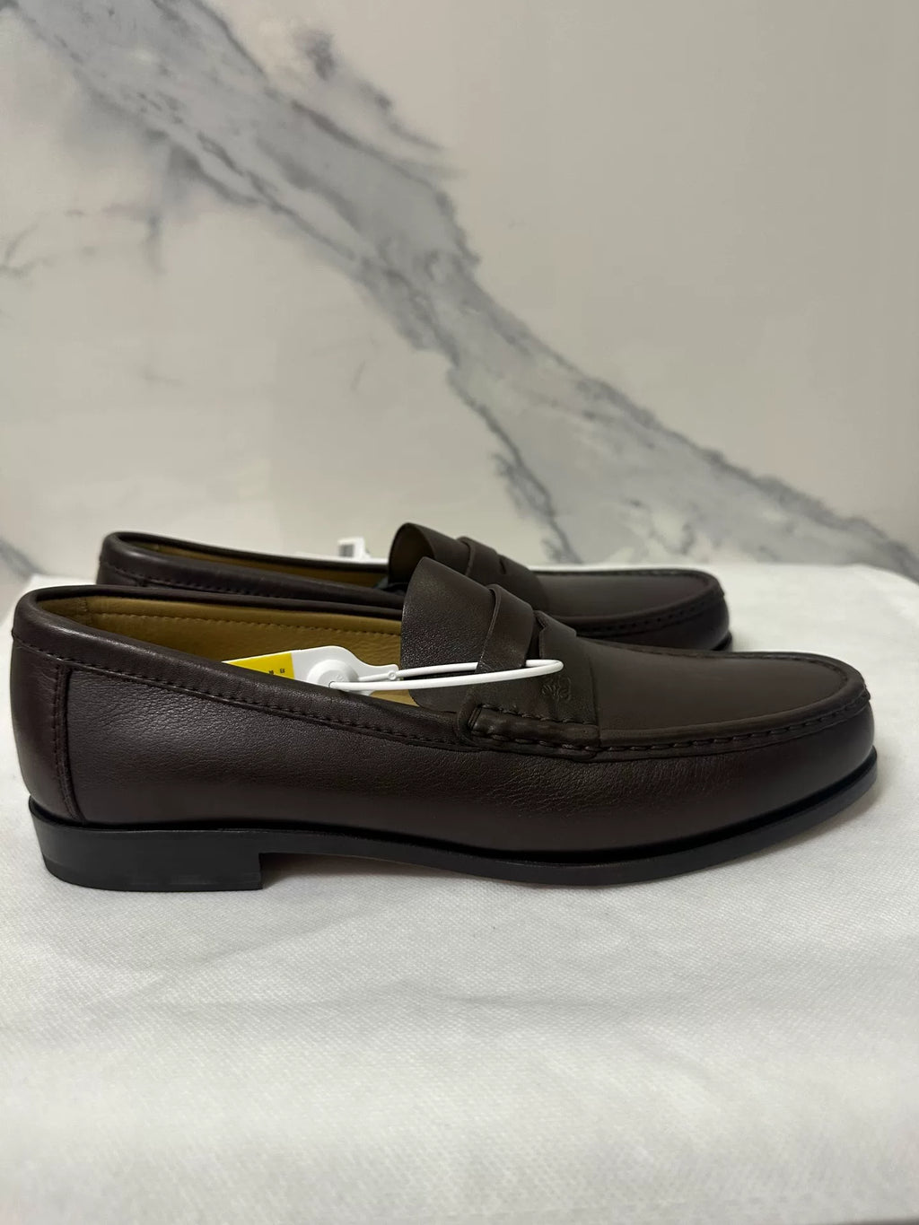 Loewe Brown Classic Slip-On Leather Loafers