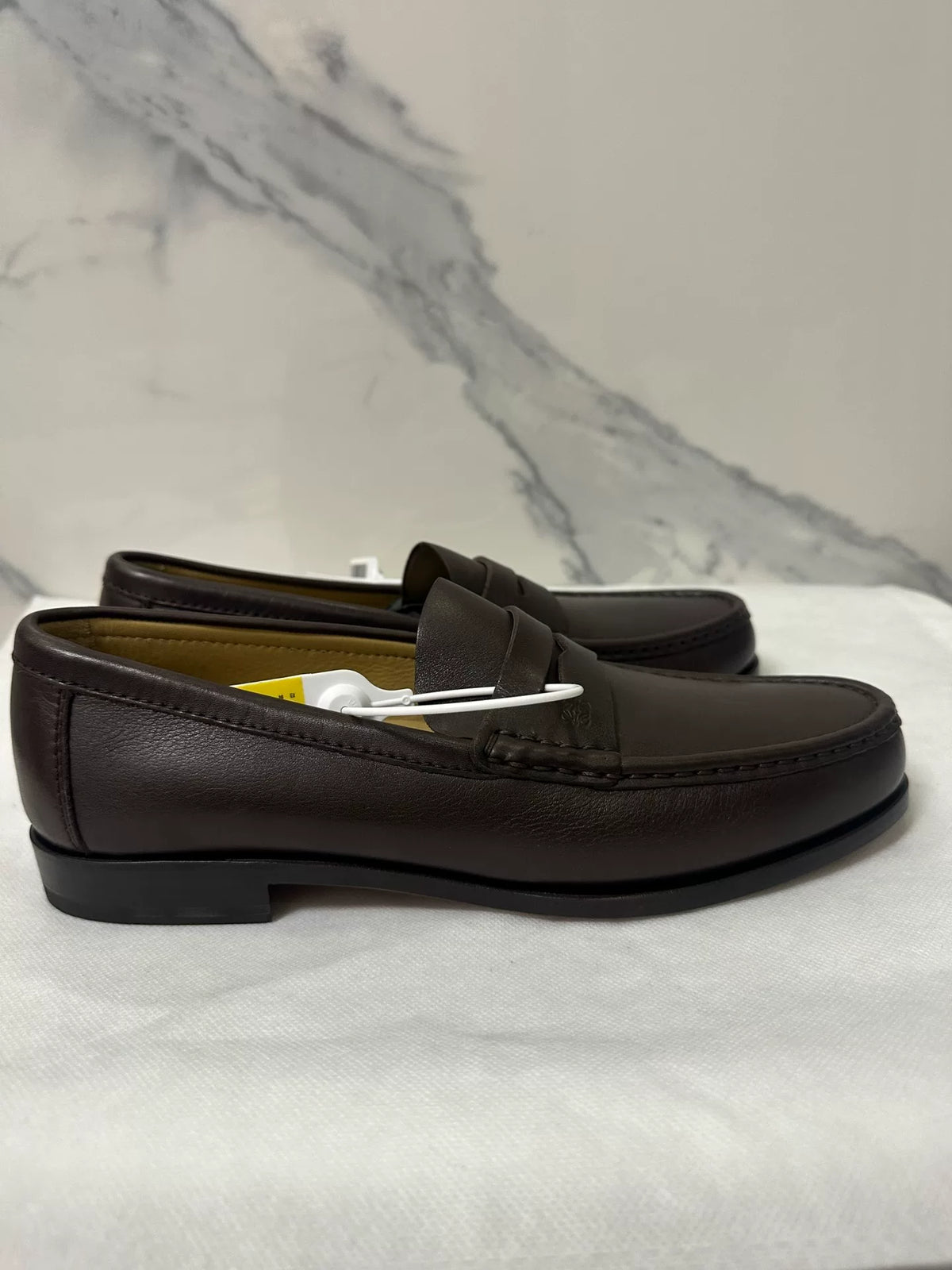 Loewe Brown Classic Slip-On Leather Loafers