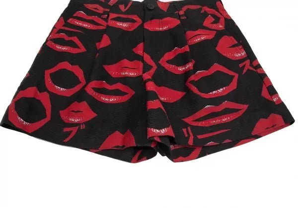 Issey Miyake Vintage Lip Print Shorts