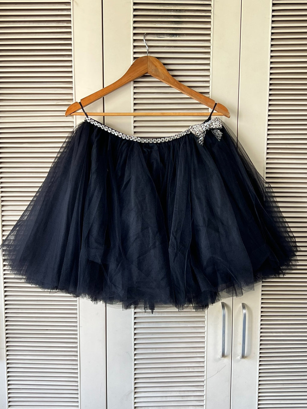 Prada Black Butterfly Skirt