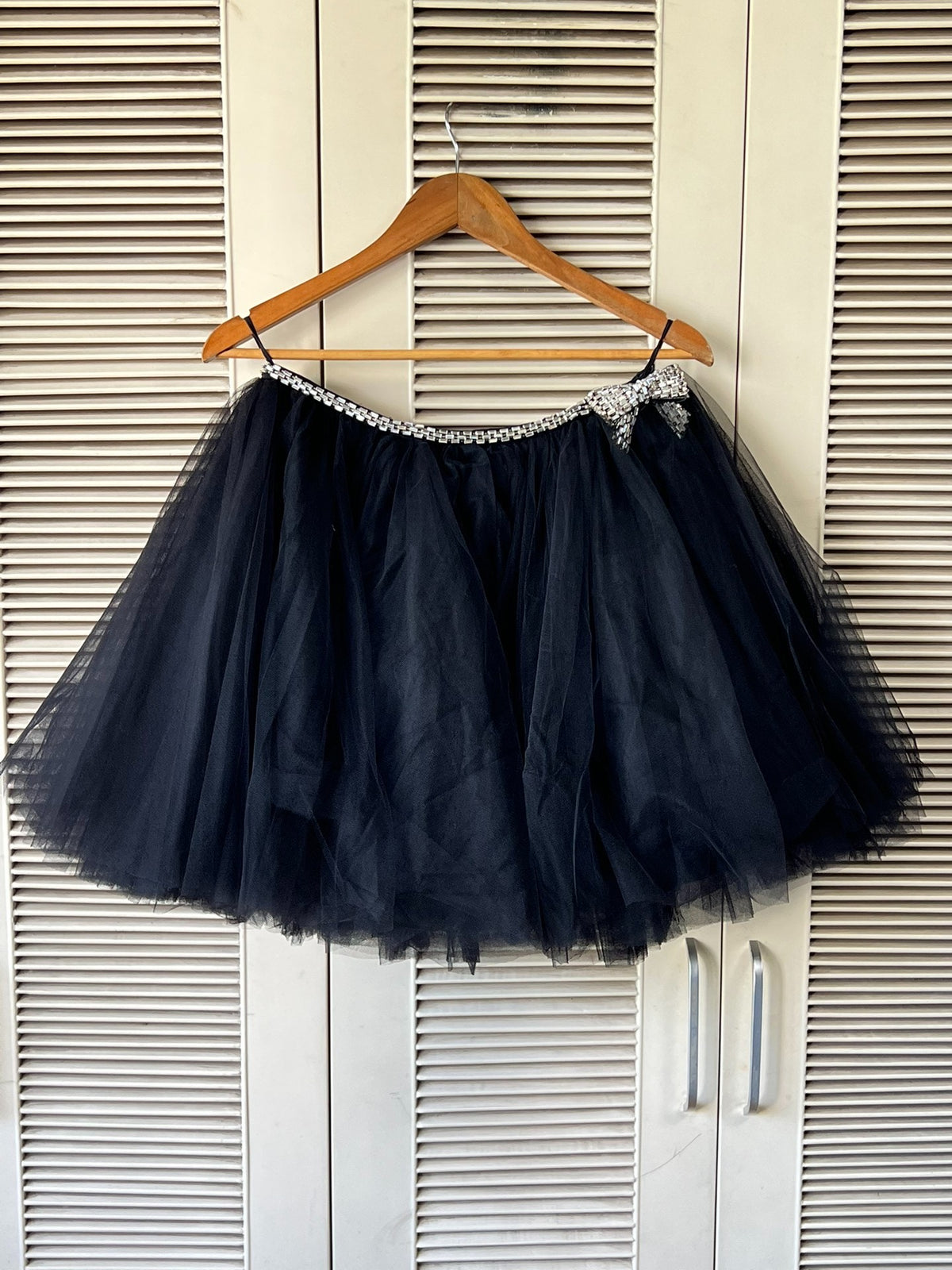 Prada Black Butterfly Skirt