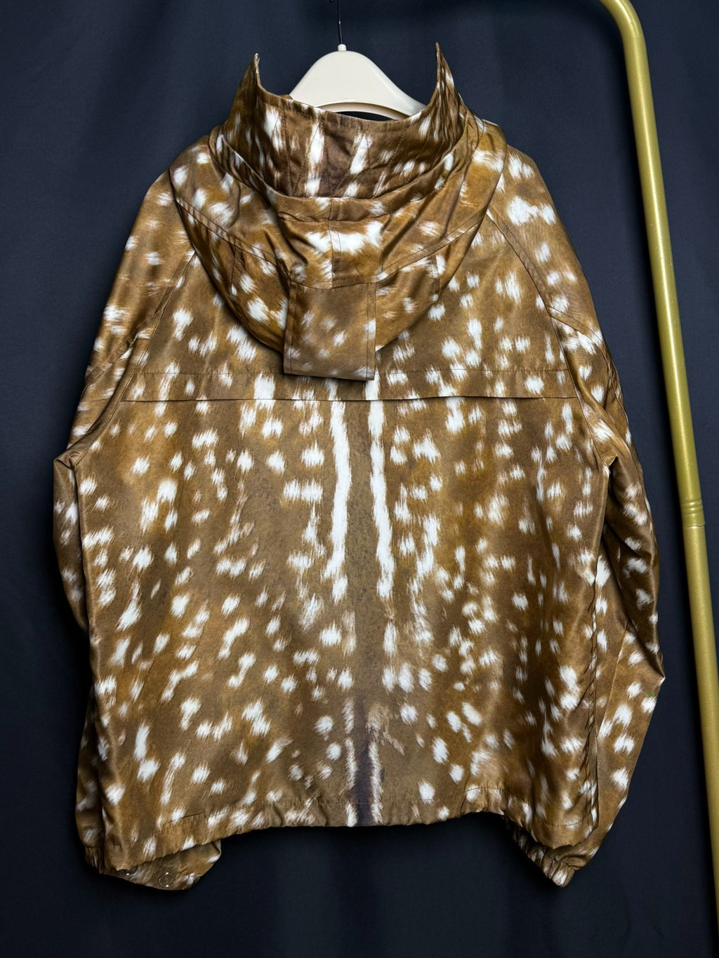 Burberry Deer Print Hooded Jacket