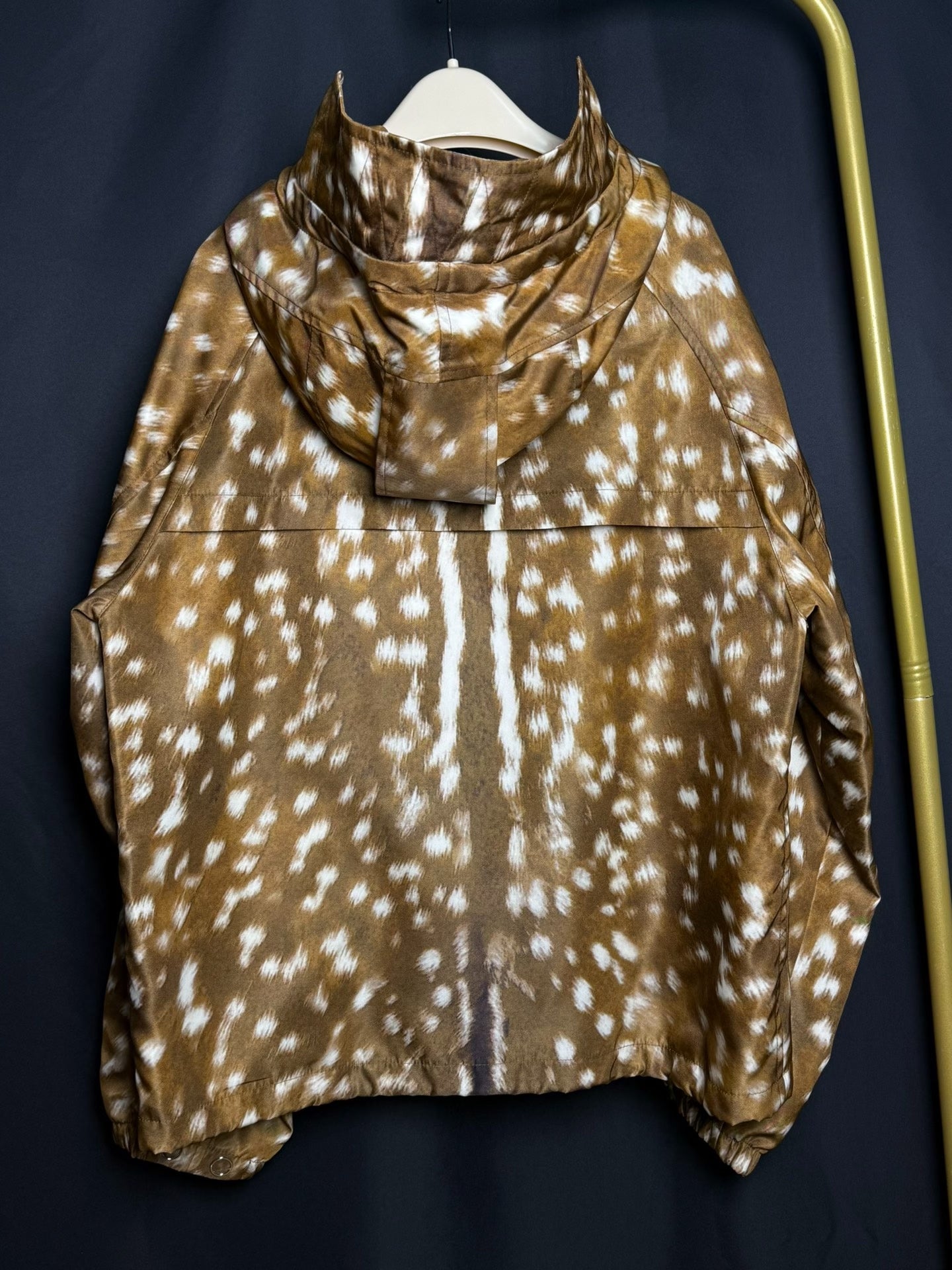 Burberry Deer Print Hooded Jacket