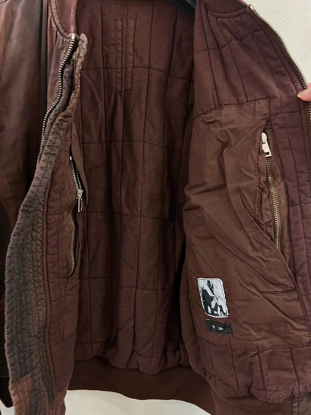 Rick Owens Pilot Cotton-Filled MA1 Bomber Jacket