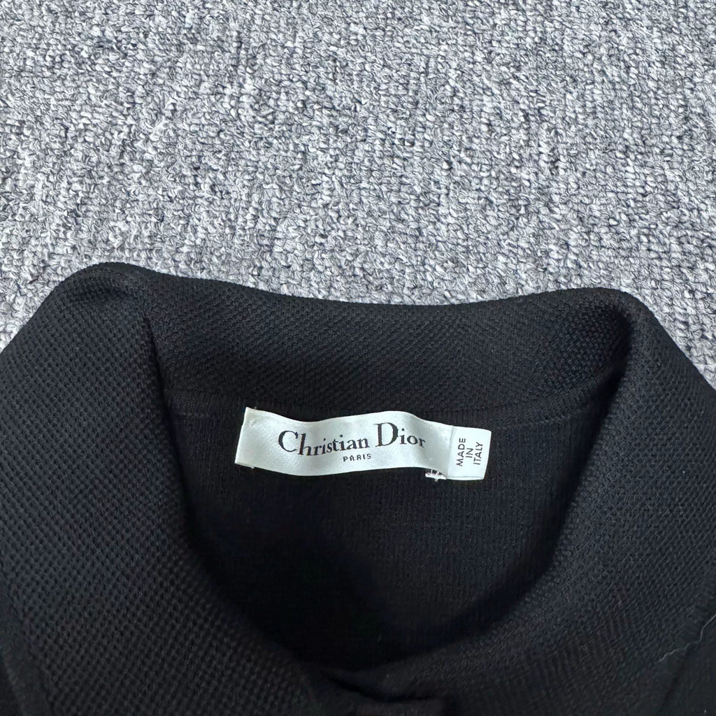 Dior star-button knit jacket