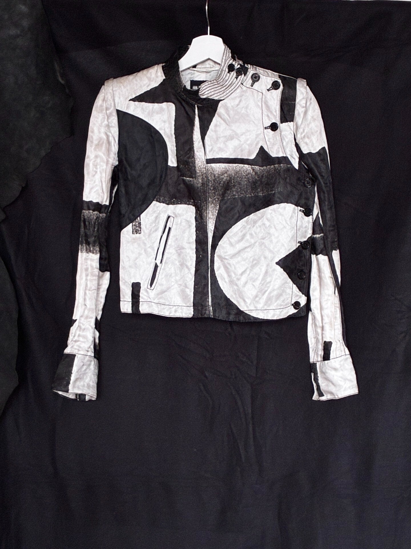 Ann Demeulemeester 11SS Runway Silk Jacket Silk Jacket
