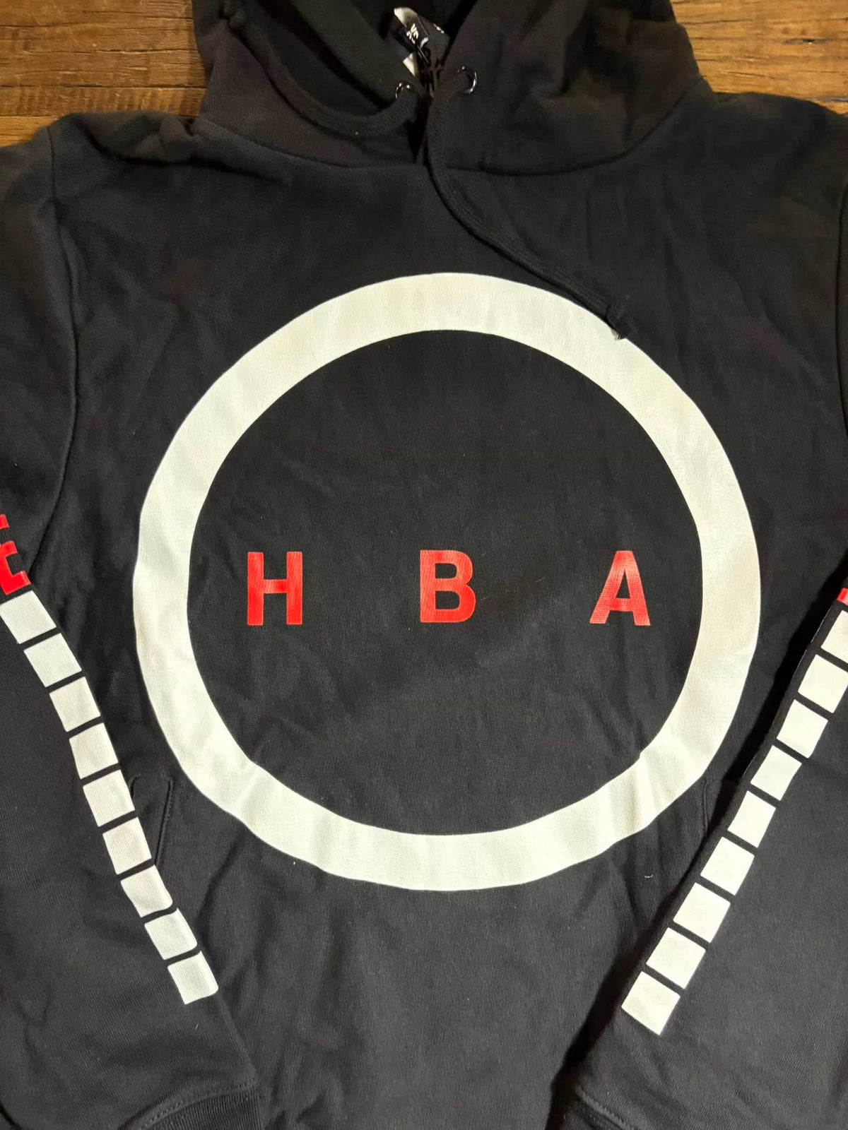 HBA Hood By Air FW15 Black Detroit Orgy Cotton Hoodie