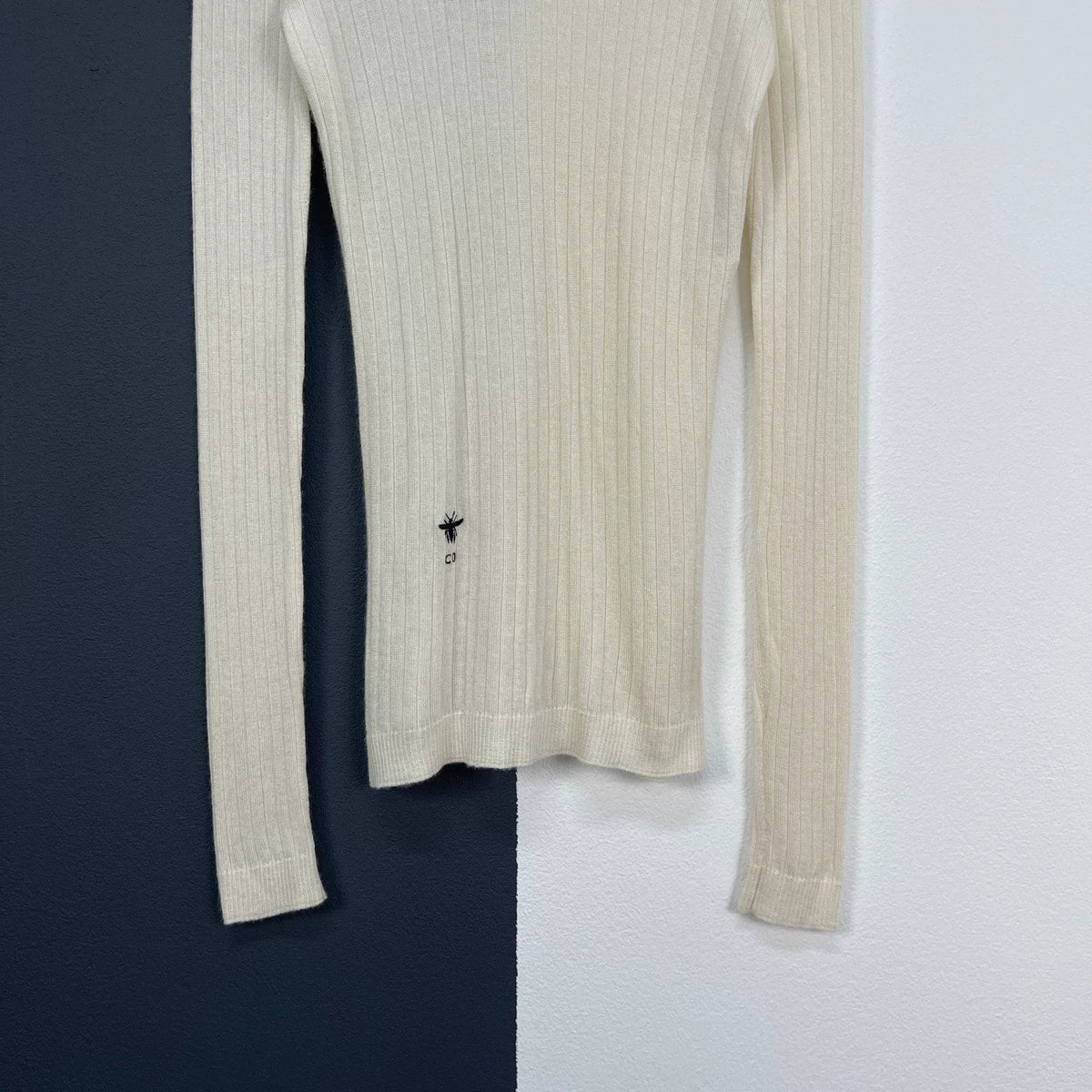 Dior Embroidered Little Bee Turtleneck Sweater