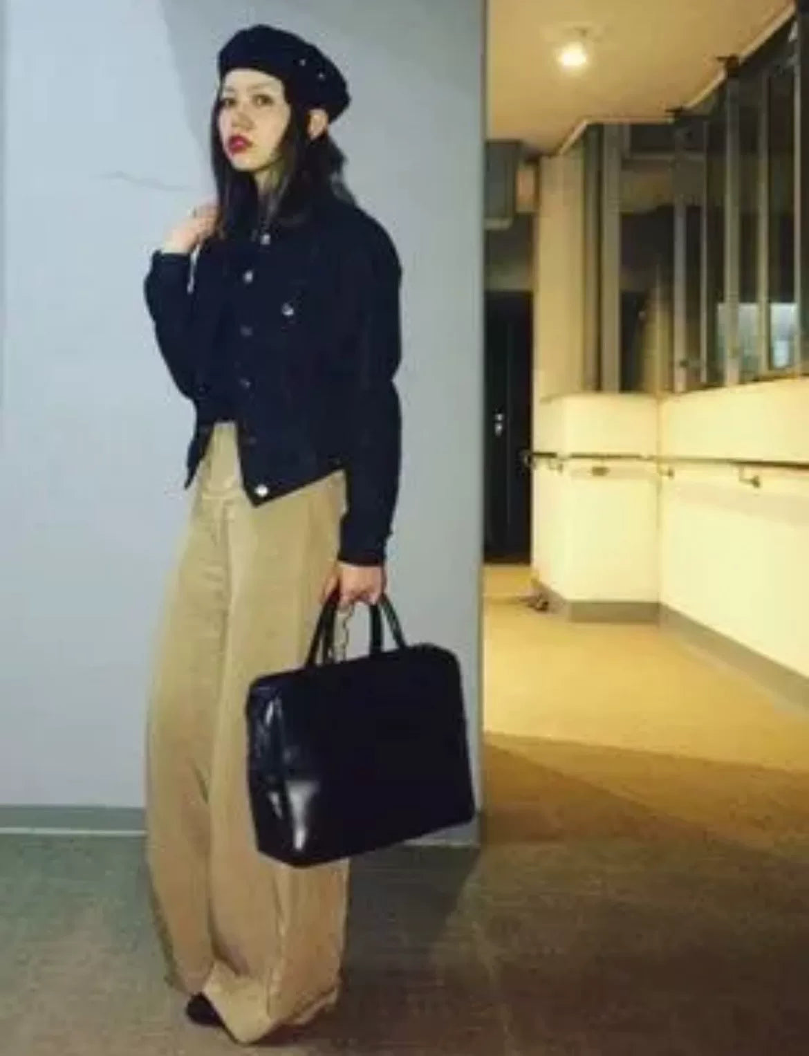 Comme des Garçons Rei Kawakubo Aoyama Limited Edition Square Handbag