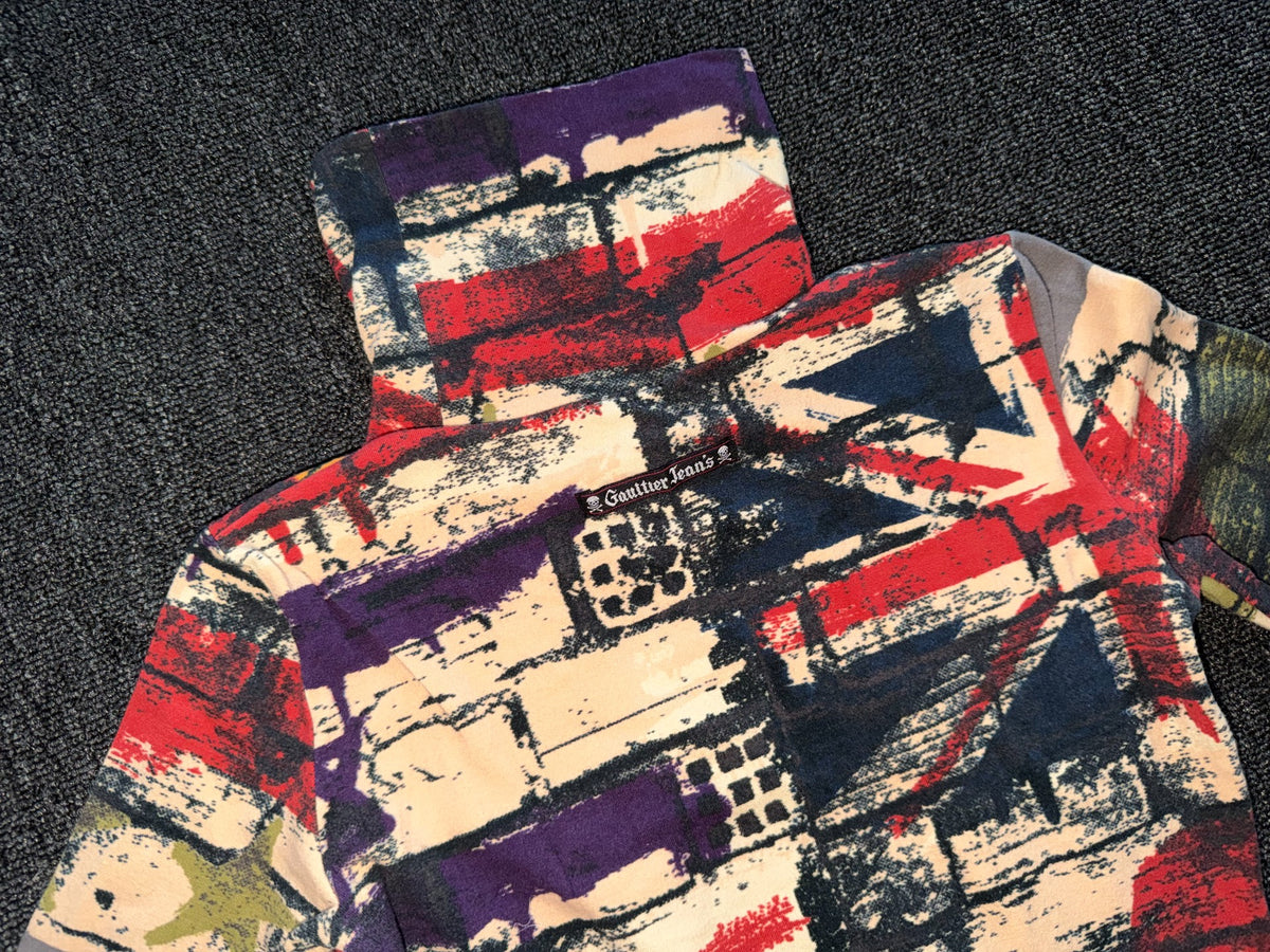 JPG 97AW Gaultier Jeans national flag top