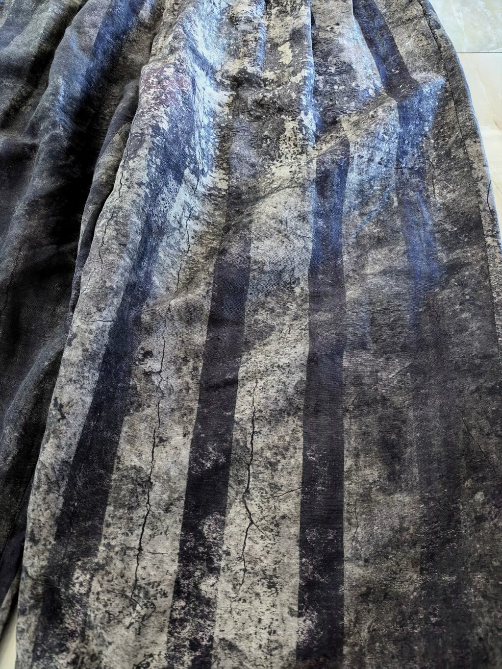 Ziggy Chen Wide-Leg Striped Jacquard Pants