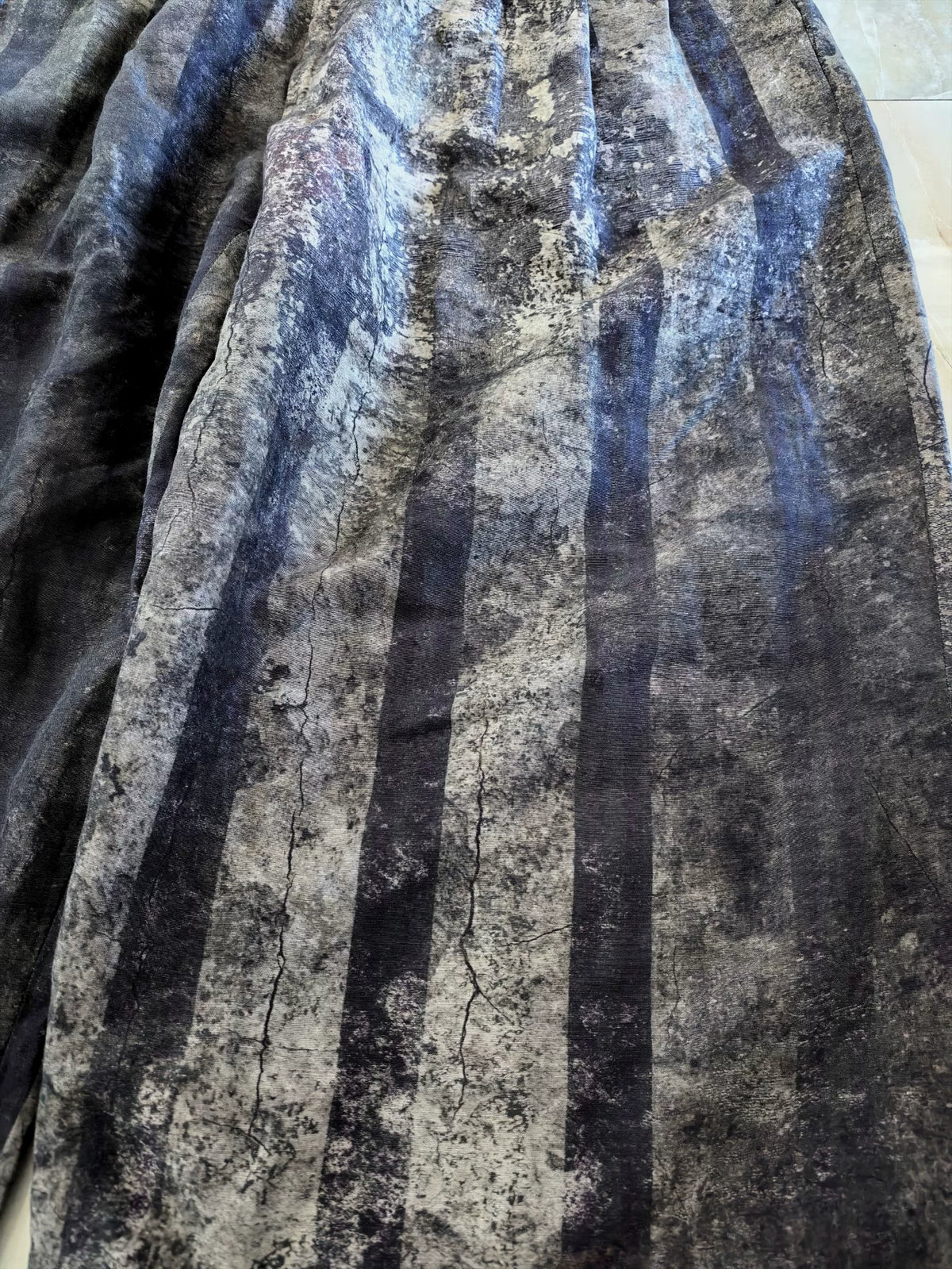 Ziggy Chen Wide-Leg Striped Jacquard Pants