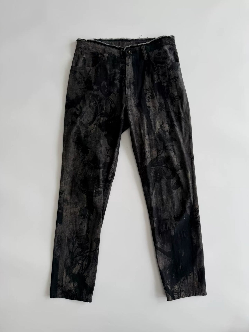 Y's Yohji Yamamoto Print Trousers