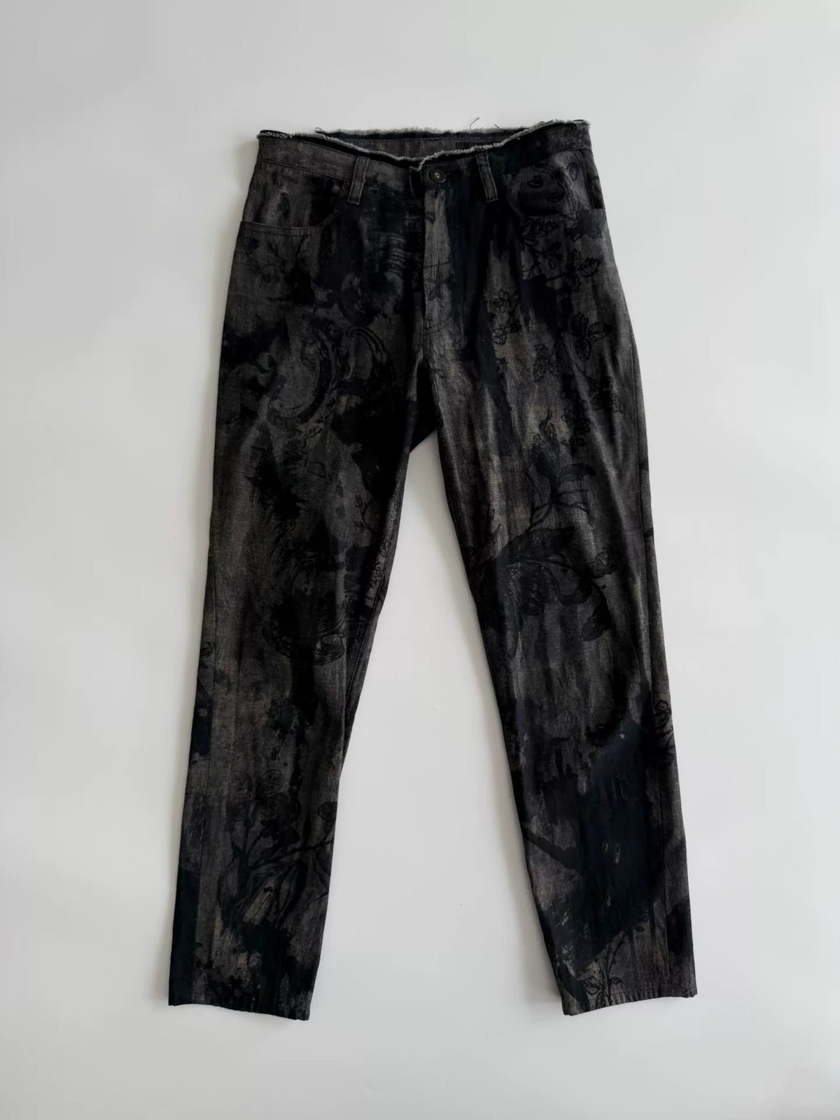 Y's Yohji Yamamoto Print Trousers