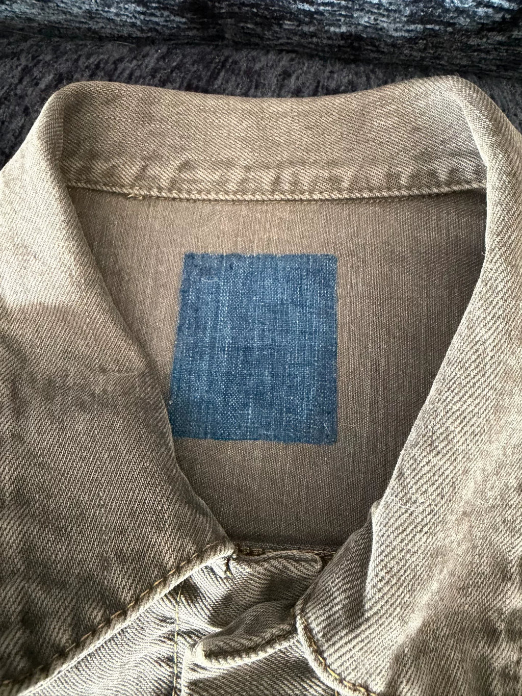 visvim AW18 FIL ICT 101 Jacket Damaged Black Flag Denim Washed Jacket